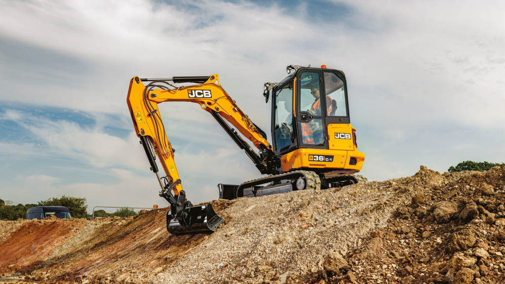 Мини-экскаватор JCB 36C-1