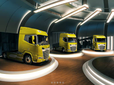 Грузовые автомобили DAF нового поколения в цифровом формате 