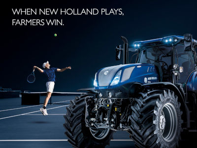 Бренд New Holland стал партнером мужского теннисного турнира Nitto ATP Finals 