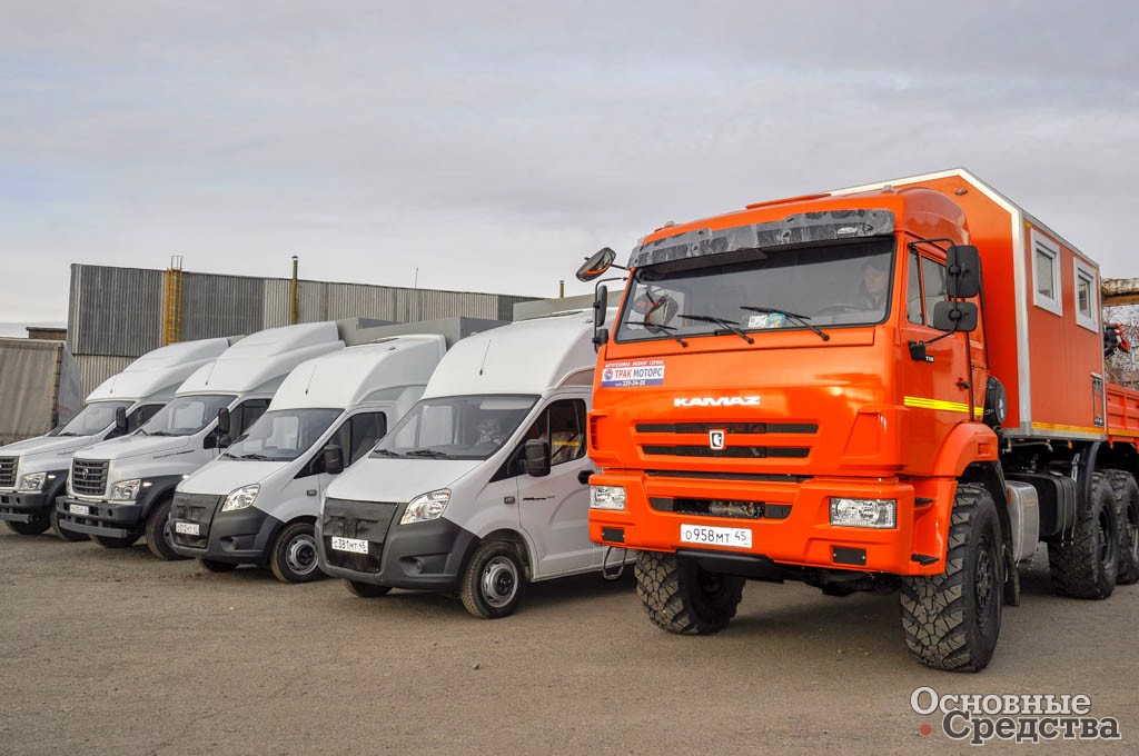 Новые машины в автопарке Курганмашзавода