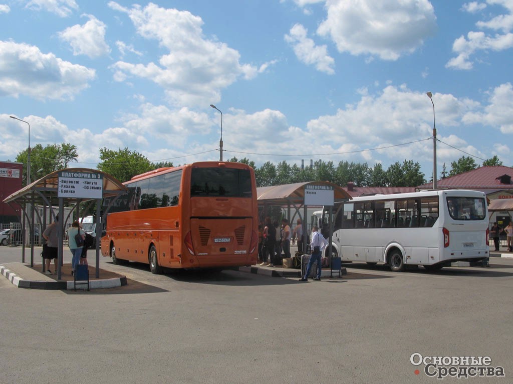 На автостанции г. Новомосковск