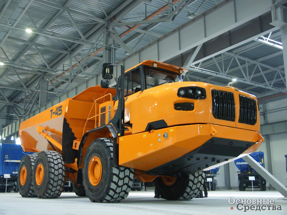 Новый самосвал-рудовоз Тонар Т-45 (6х6)