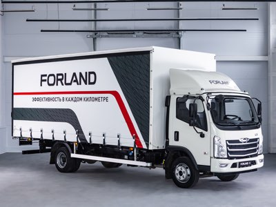 Спрос на грузовики FORLAND в России вырос почти в три раза