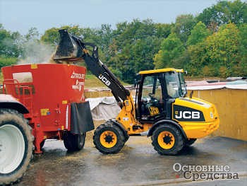 JCB, компактный фронтальный погрузчик