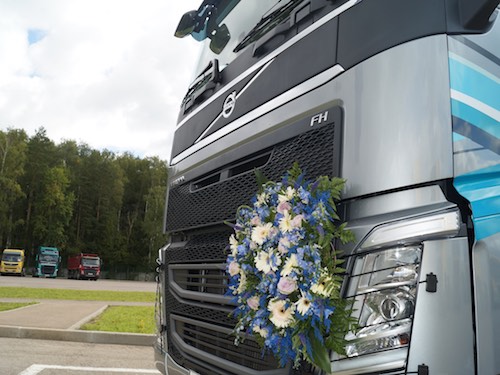Победитель конкурса Volvo «Водитель года» получил призы за победу в Национальном финале