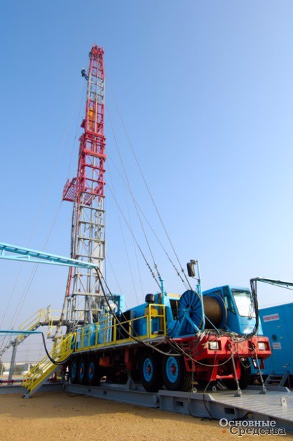 Мобильная буровая установка Drillmec MR6000 с трансмиссией Allison 4500OFS, работающая в Египте