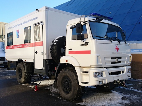 В Москве прошла презентация автомобиля скорой помощи на шасси КамАЗ